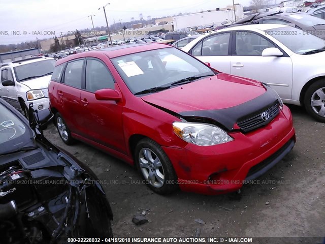 2T1KR32E35C464762 - 2005 TOYOTA COROLLA MATRIX XR RED photo 1