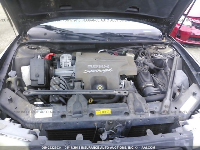 2G4WF5212W1583739 - 1998 BUICK REGAL GS 黑色 照片 10