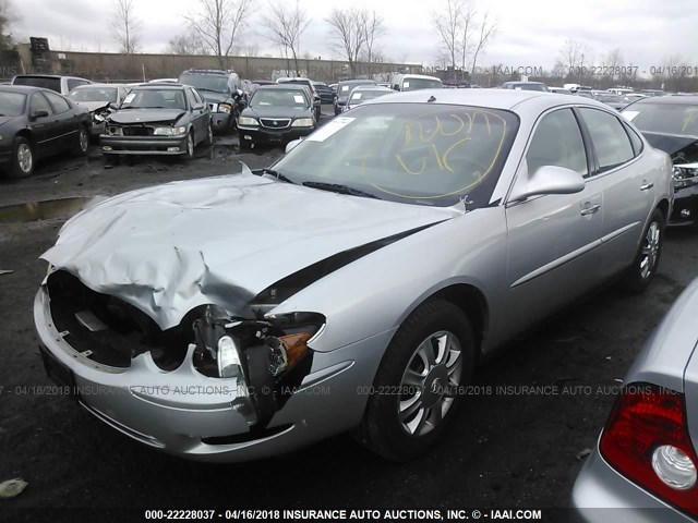 2G4WC532551235609 - 2005 BUICK LACROSSE CX SILVER photo 2