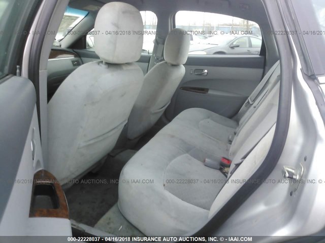 2G4WC532551235609 - 2005 BUICK LACROSSE CX SILVER photo 8