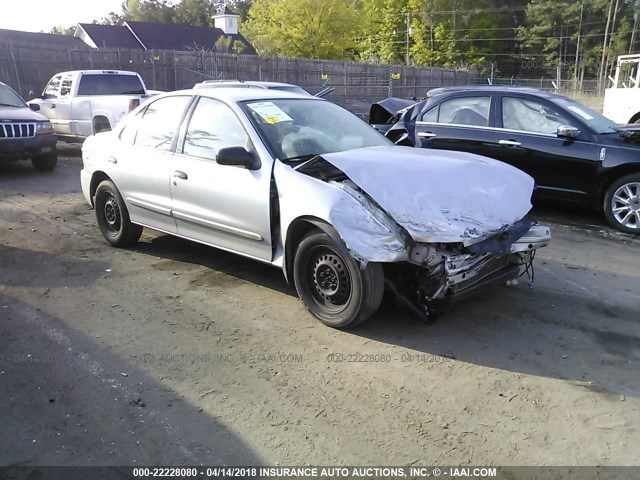 1G1JF52F537176869 - 2003 CHEVROLET CAVALIER LS SILVER photo 1