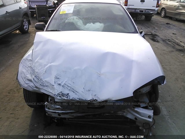 1G1JF52F537176869 - 2003 CHEVROLET CAVALIER LS SILVER photo 10