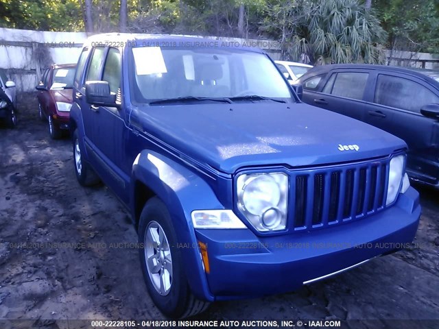 1J4PP2GK2AW118072 - 2010 JEEP LIBERTY SPORT 蓝色 照片 1