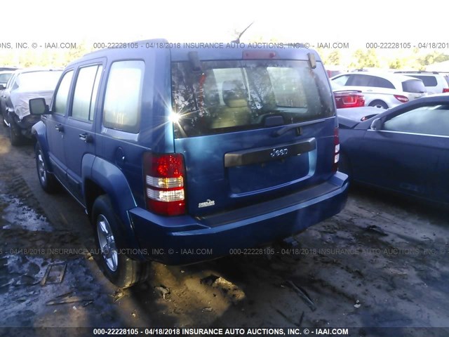 1J4PP2GK2AW118072 - 2010 JEEP LIBERTY SPORT 蓝色 照片 3