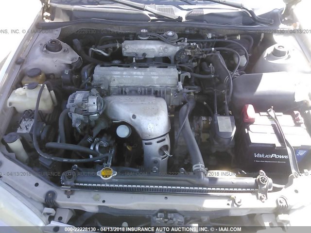 4T1BG22K7VU781688 - 1997 TOYOTA CAMRY CE/LE/XLE 金色 照片 10