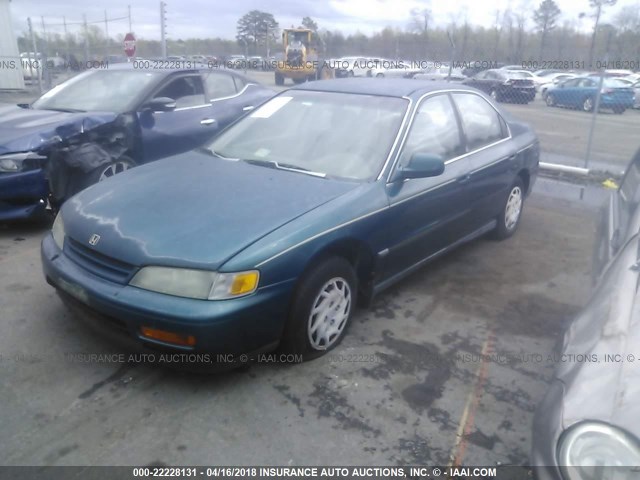 1HGCD5636RA183879 - 1994 HONDA ACCORD LX/EX TURQUOISE photo 2