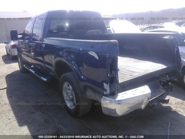 1FTSW21RX9EA20997 - 2009 FORD F250 SUPER DUTY BLUE photo 3