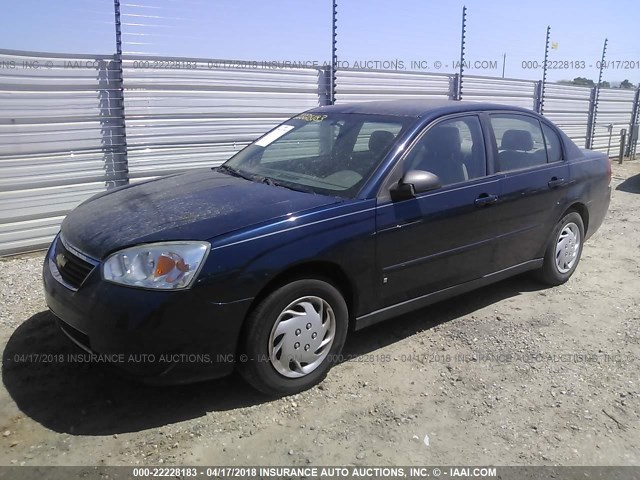 1G1ZS58FX7F115230 - 2007 CHEVROLET MALIBU LS 蓝色 照片 2