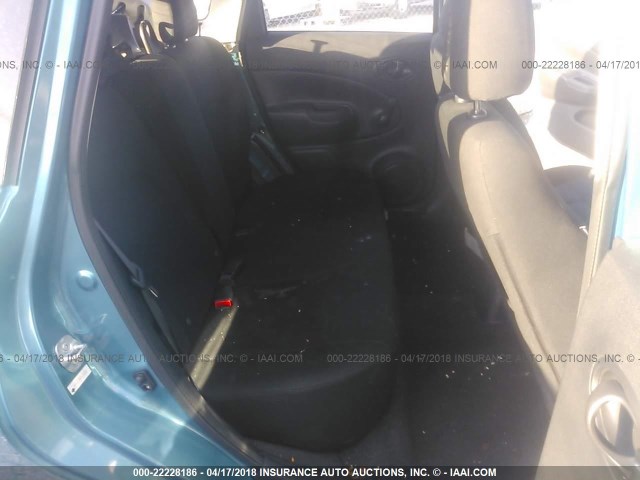 3N1CE2CP4FL354878 - 2015 NISSAN VERSA NOTE S/S PLUS/SV/SL/SR TEAL photo 8