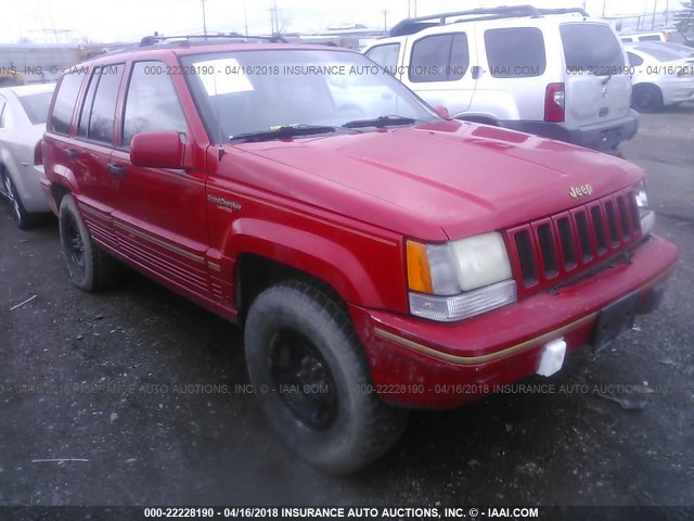 1J4GZ78Y1SC732446 - 1995 JEEP GRAND CHEROKEE LIMITED/ORVIS RED photo 1