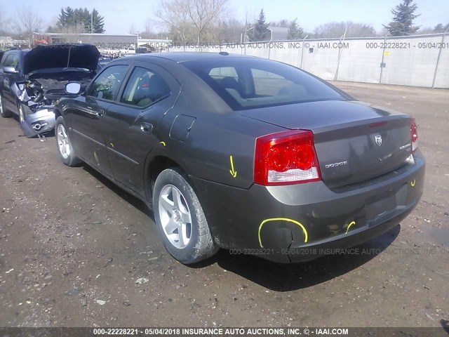 2B3CA3CV4AH267644 - 2010 DODGE CHARGER SXT GREEN photo 3