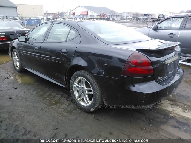 2G2WR524751140298 - 2005 PONTIAC GRAND PRIX GTP BLACK photo 3