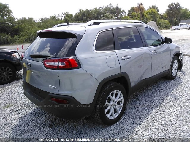 1C4PJLCB2FW612300 - 2015 JEEP CHEROKEE LATITUDE GRAY photo 4