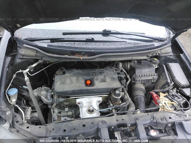 19XFB2F9XCE316734 - 2012 HONDA CIVIC EXL BLACK photo 10