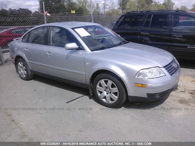 WVWRH63B93P250610 - 2003 VOLKSWAGEN PASSAT GLX 灰色 照片 1