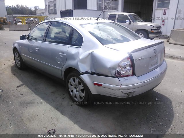 WVWRH63B93P250610 - 2003 VOLKSWAGEN PASSAT GLX 灰色 照片 3