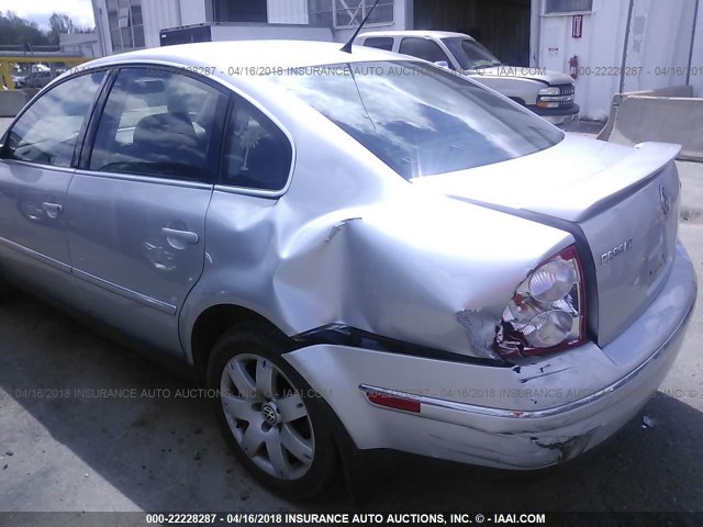 WVWRH63B93P250610 - 2003 VOLKSWAGEN PASSAT GLX 灰色 照片 6