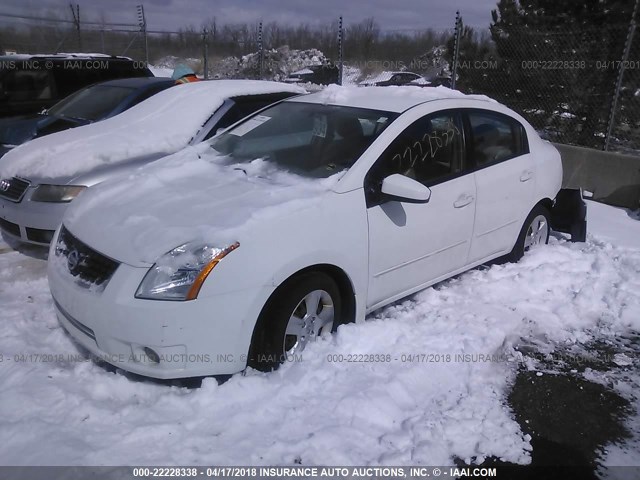 3N1AB61EX8L666571 - 2008 NISSAN SENTRA 2.0/2.0S/2.0SL WHITE photo 2