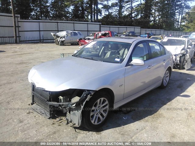 WBAVC53547FZ75221 - 2007 BMW 328 I SULEV SILVER photo 2