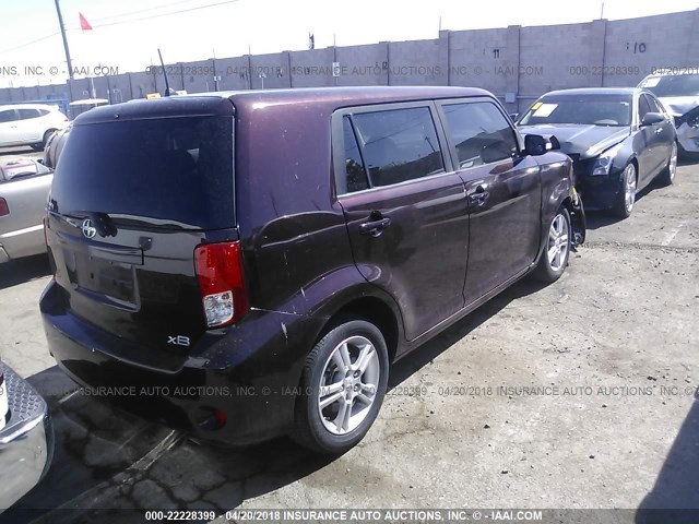 JTLZE4FE9B1122148 - 2011 TOYOTA SCION XB იასამნისფერი ფოტო 4