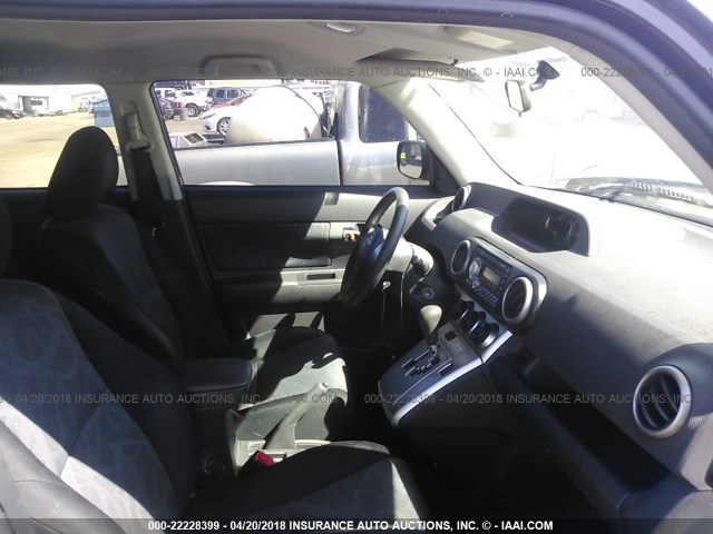 JTLZE4FE9B1122148 - 2011 TOYOTA SCION XB იასამნისფერი ფოტო 5