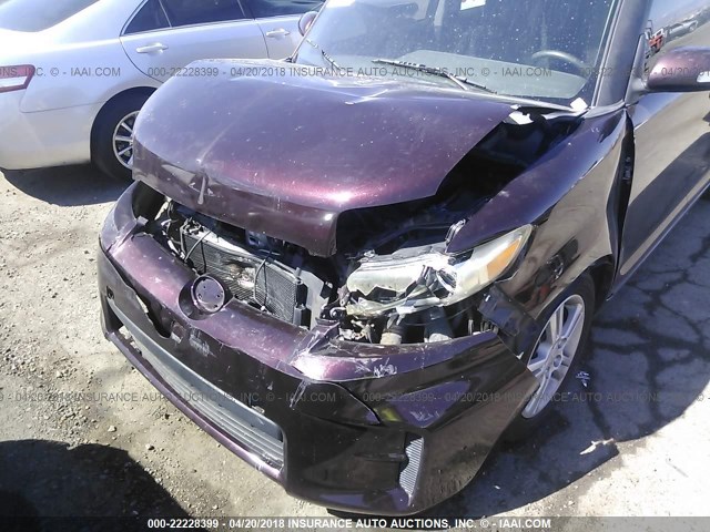 JTLZE4FE9B1122148 - 2011 TOYOTA SCION XB იასამნისფერი ფოტო 6