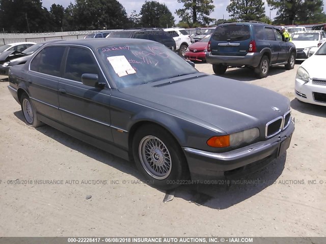 WBAGH8348YDP09717 - 2000 BMW 740 IL Մոխրագույն լուսանկար 1