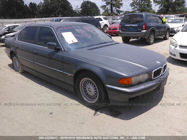 WBAGH8348YDP09717 - 2000 BMW 740 IL GRAY photo 1