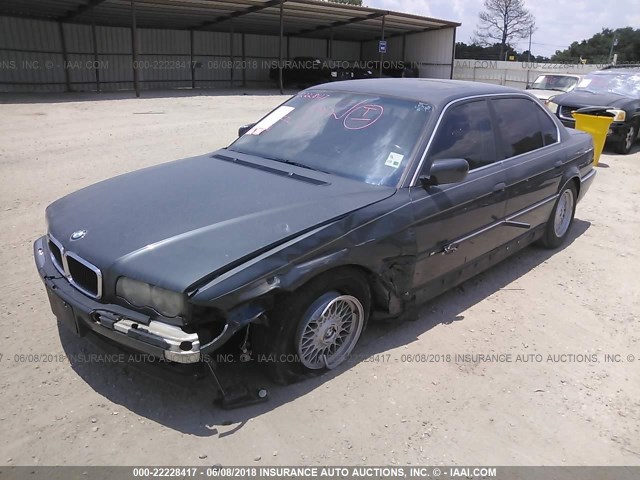 WBAGH8348YDP09717 - 2000 BMW 740 IL GRAY photo 2