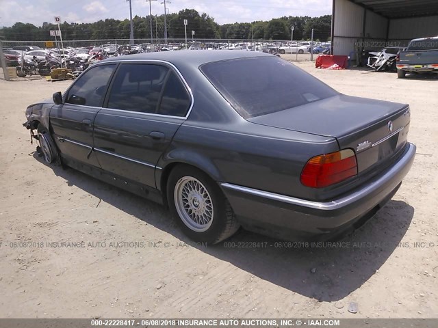 WBAGH8348YDP09717 - 2000 BMW 740 IL GRAY photo 3