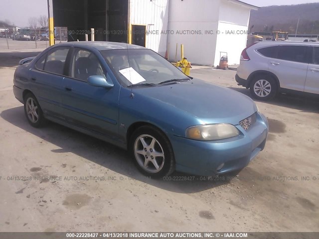 3N1AB51D22L706988 - 2002 NISSAN SENTRA SE-R SPEC V BLUE photo 1