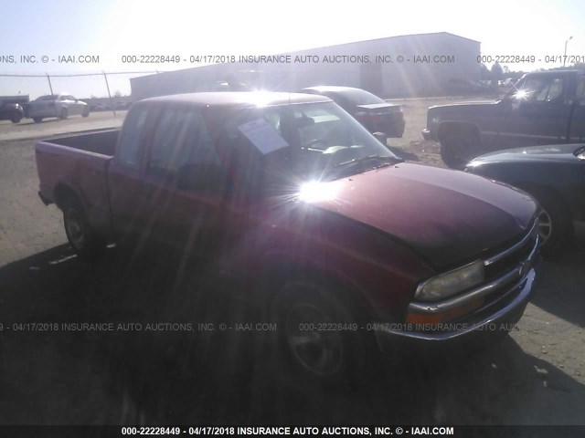 1GCCS19W8Y8181754 - 2000 CHEVROLET S TRUCK S10 RED photo 1