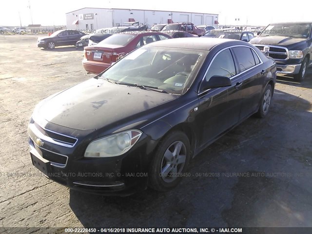 1G1ZG57B98F179700 - 2008 CHEVROLET MALIBU LS 黑色 照片 2