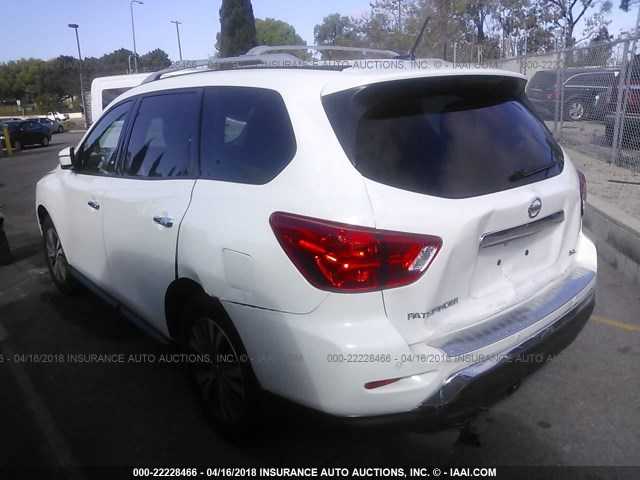 5N1DR2MN1HC697418 - 2017 NISSAN PATHFINDER S/SV/SL/PLATINUM 白色 照片 3