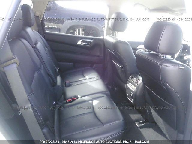 5N1DR2MN1HC697418 - 2017 NISSAN PATHFINDER S/SV/SL/PLATINUM 白色 照片 8