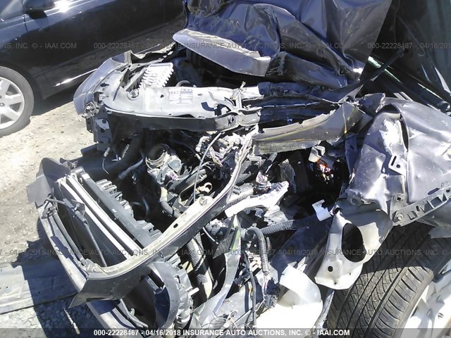 1G1ZA5EU4BF146424 - 2011 CHEVROLET MALIBU LS ნაცრისფერი ფოტო 10