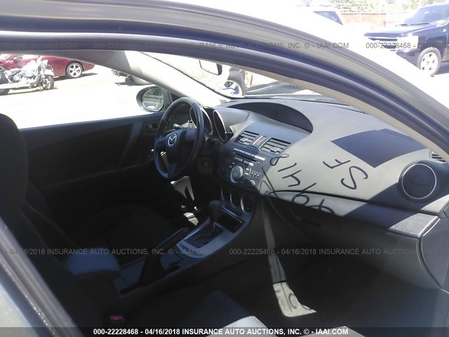 JM1BL1SF4A1200009 - 2010 MAZDA 3 I SILVER photo 5
