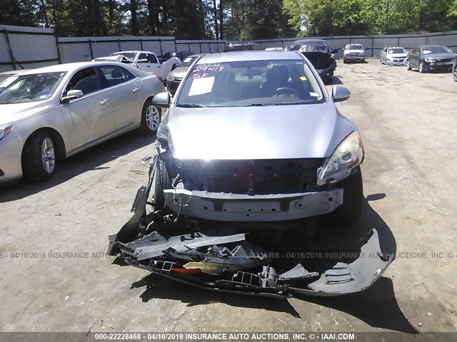 JM1BL1SF4A1200009 - 2010 MAZDA 3 I SILVER photo 6