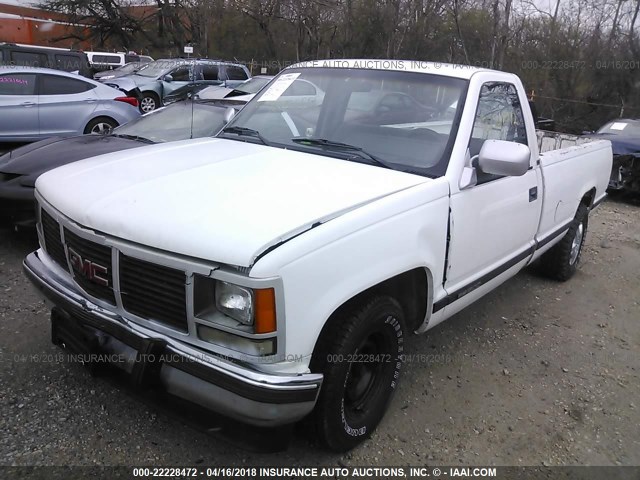 1GTDC14Z6JZ530994 - 1988 GMC GMT-400 C1500 WHITE photo 2