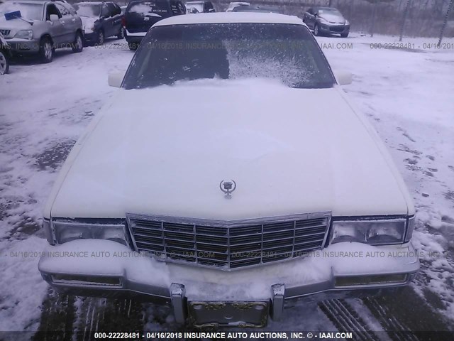 1G6CD53B6N4251359 - 1992 CADILLAC DEVILLE WHITE photo 10