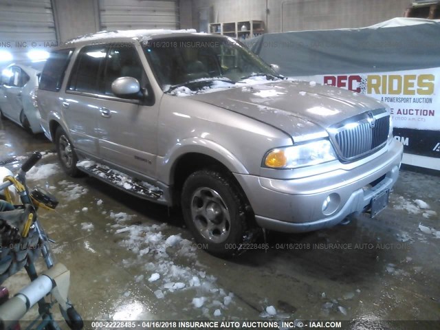 5LMFU28R71LJ20514 - 2001 LINCOLN NAVIGATOR BEIGE photo 1