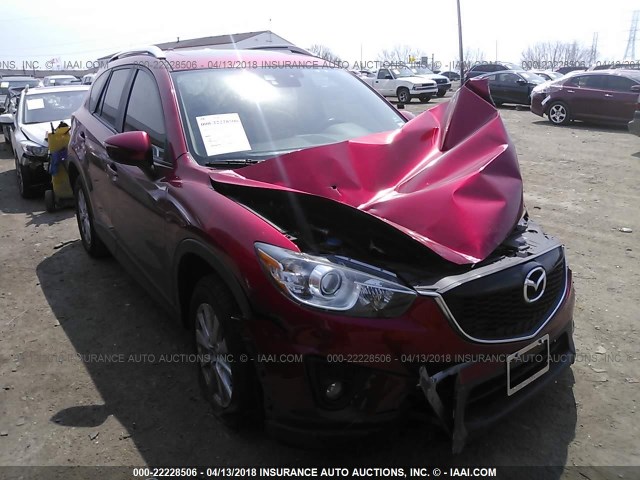 JM3KE2CY0F0520755 - 2015 MAZDA CX-5 TOURING RED photo 1