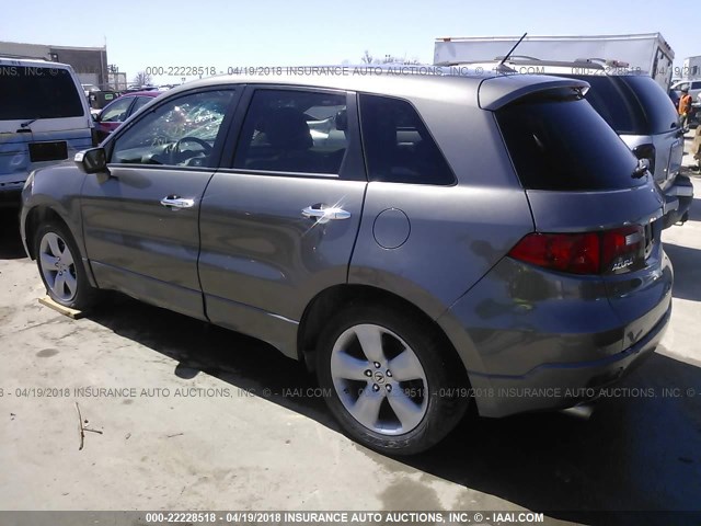 5J8TB18288A014917 - 2008 ACURA RDX SILVER photo 3