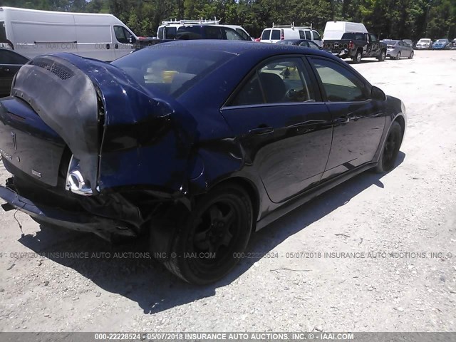 1G2ZA5E06A4125268 - 2010 PONTIAC G6 BLUE photo 4