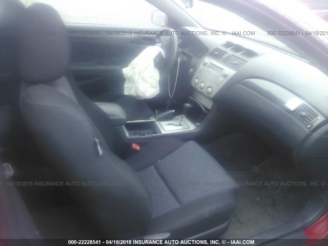 4T1CE38P14U860341 - 2004 TOYOTA CAMRY SOLARA SE/SLE 红色 照片 5