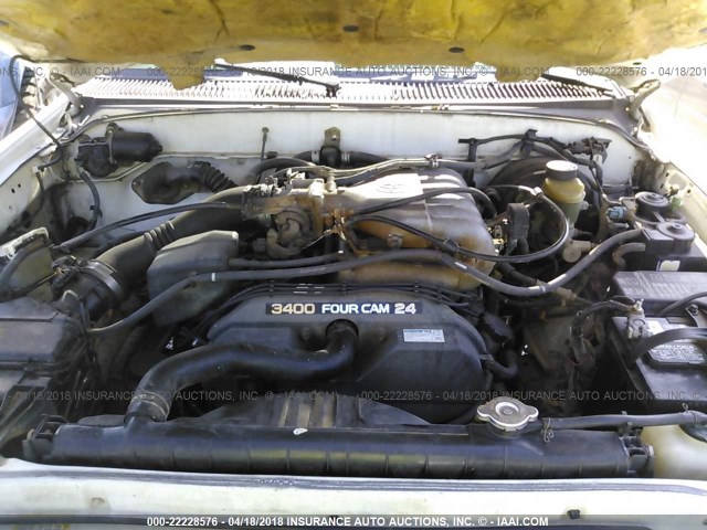 4TASN92N4XZ522624 - 1999 TOYOTA TACOMA XTRACAB PRERUNNER თეთრი ფოტო 10