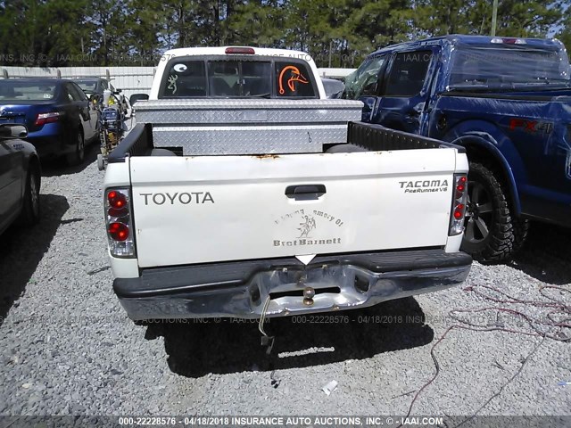 4TASN92N4XZ522624 - 1999 TOYOTA TACOMA XTRACAB PRERUNNER თეთრი ფოტო 6