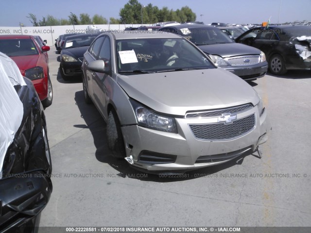 1G1PC5SB3E7162133 - 2014 CHEVROLET CRUZE LT SILVER photo 1