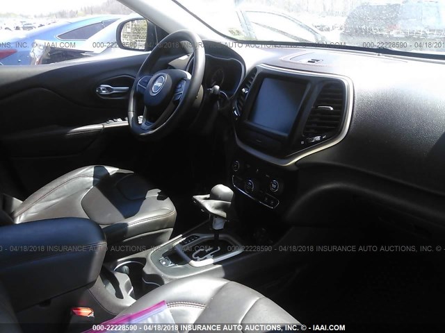 1C4PJMBS2EW256971 - 2014 JEEP CHEROKEE TRAILHAWK 红色 照片 5