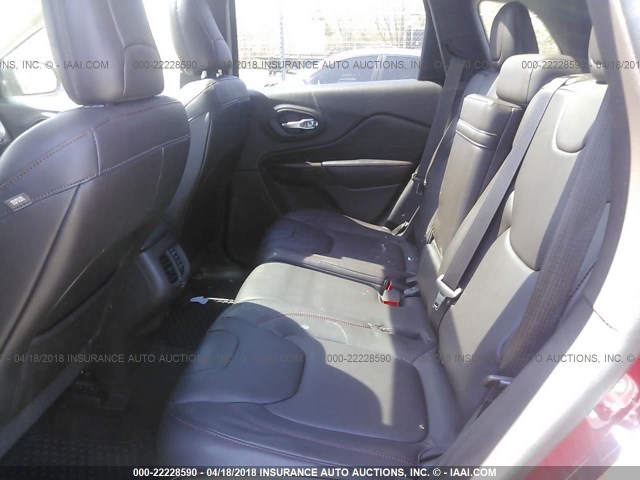 1C4PJMBS2EW256971 - 2014 JEEP CHEROKEE TRAILHAWK 红色 照片 8